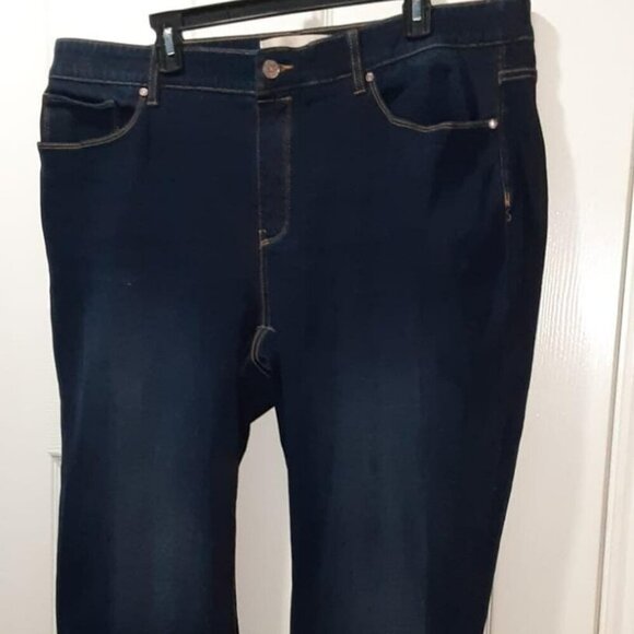 Soft Surroundings The Ultimate Denim Relaxed Straight Jeans Size 1X - Picture 5 of 10